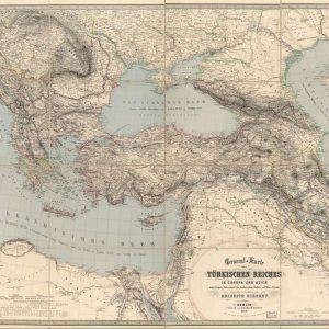 Map of the Ottoman Empire - 1855