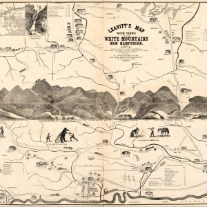 Map White Mountains - 1871