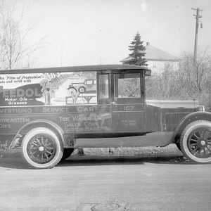 Advertising Service Car