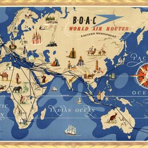 BOAC World Route Map