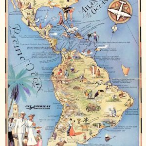 Pan Am Routes - Flying Clipper Ships