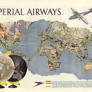 Imperial Airways Route Map