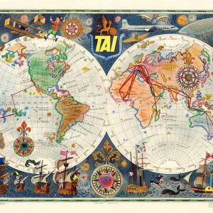TAI – Transports Aeriens Intercontinentaux World Map