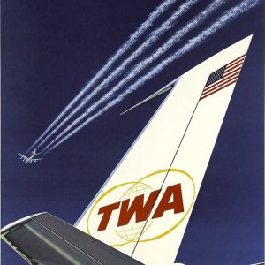TWA Tail Fin Poster