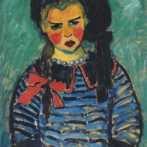 Girl with Red Ribbon