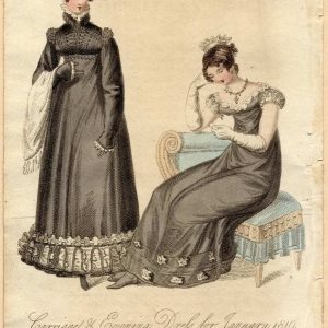 Carriage and Evening Dresses - Winter 1819