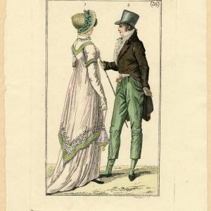 A Couple in French and English Costume - 1803