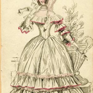 Dress with Ruffles - 1835