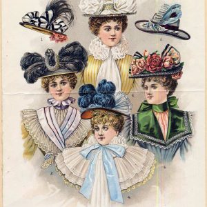 Fashionable Hats - Autumn 1896