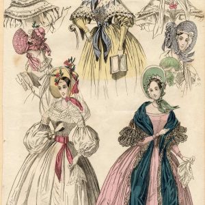 Fashions and Bonnets - 1836