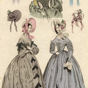 Fashions and Bonnets - Winter 1836