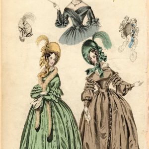 Fashions and Bonnets - Winter 1837