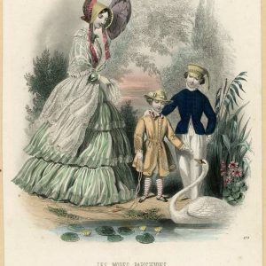 French Family with a Swan - 1846