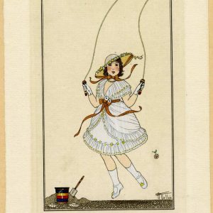 French Girl With a Jump Rope - 1913