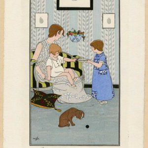 French Woman and Two Children - 1914