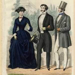 Two gentleman and a Lady - Summer 1855