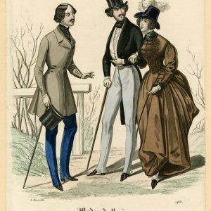 Two gentleman and a Lady - Winter 1838