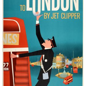 Pan Am - To London by Jet Clipper