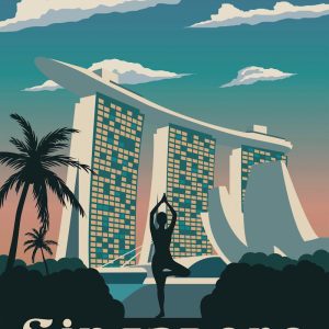 Singapore Skyline Yoga